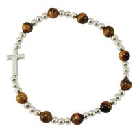 Rosenkranzarmband mit Tigerauge