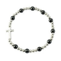 Rosenkranzarmband mit Hämatit
