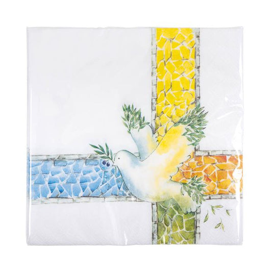 Serviette: Friedenstaube